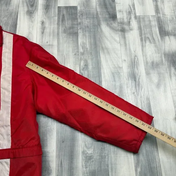 ✅Mens XL VTG Sea Suits Sea-Jak Ski-Jak Sailing/Skiing Jacket Red Nylon Cali USA - Picture 7 of 12